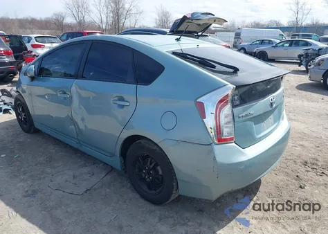 2013 Toyota Prius Two z USA, uszkodzony, nr VIN JTDKN3DU2D5553055